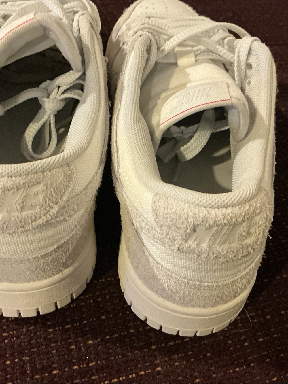 Nike Dunk Low White Low-Top Sneakers brand new no box, women’s 8.5 style HJ5777 - Picture 3 of 5